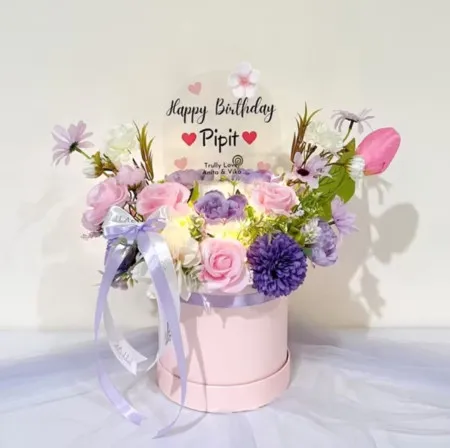 Bloom Box Akrilik Ucapan Ulang Tahun Kabupaten Situbondo